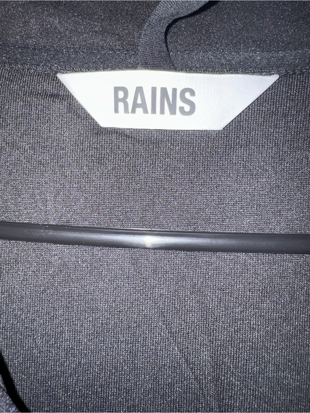 Rains Addis Fleece Black Half-Zip Pullover - Medium & Large - Picture 3 of 6